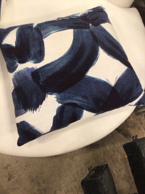 Blue & White Pillow