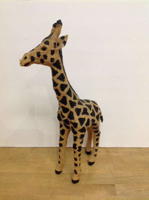 18" Burlap Giraffe