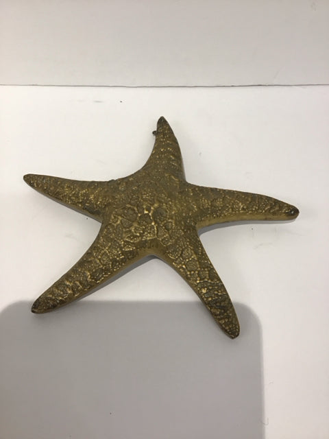10" Gold Metal Starfish