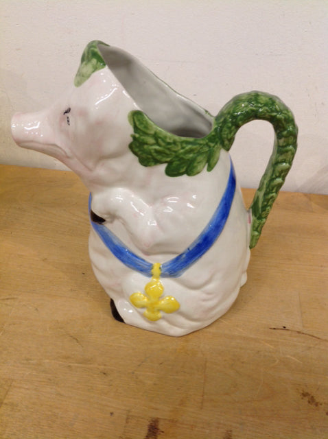 8" Italy Ceramic Pitcher