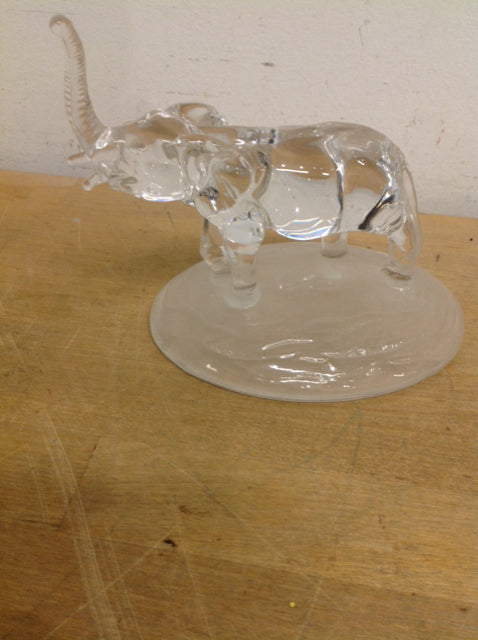 6" Glass Elephant