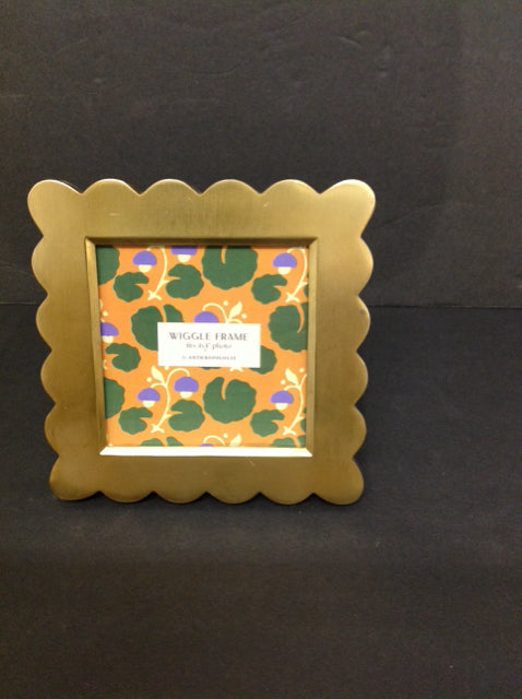 Anthropologie Gold Color Metal Frame