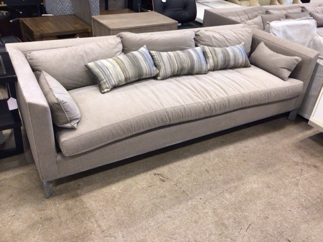 Vangaurd Furniture Copper Fabric Sofa W/3 Pillows