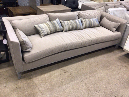 Vangaurd Furniture Copper Fabric Sofa W/3 Pillows