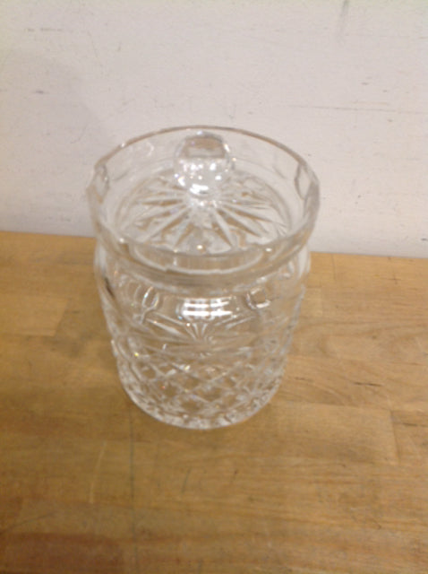 6" Cut Crystal Bisquit Jar