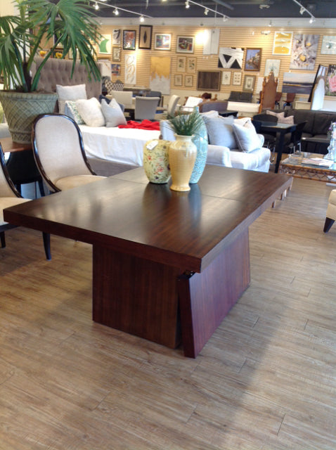 O-Palier 42x72 Wood Dining Table w/18" Leaf