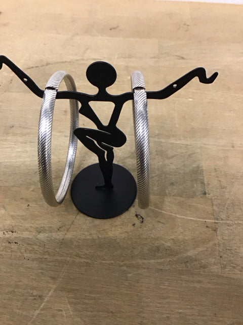 925 Oval Textured Hoop Earrings