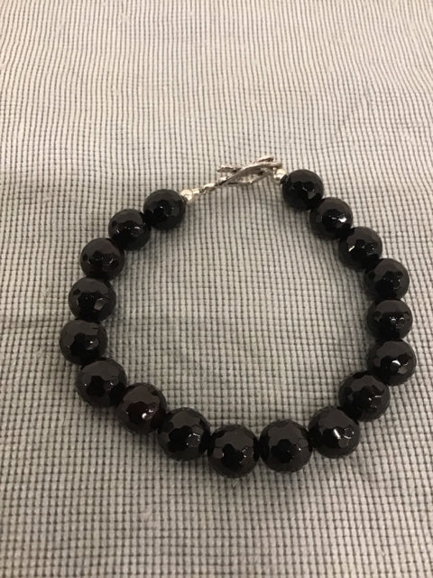Faceted Onyx Bracelet By Susan David
