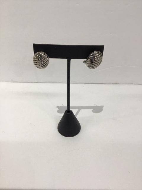 Silver w/Black Earrings