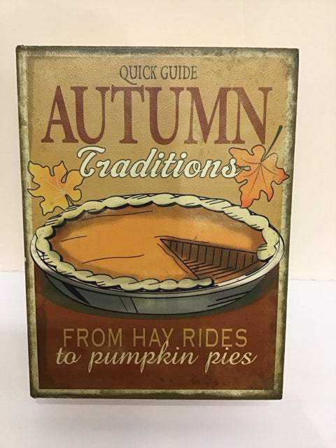 Autumn Traditions Faux Book