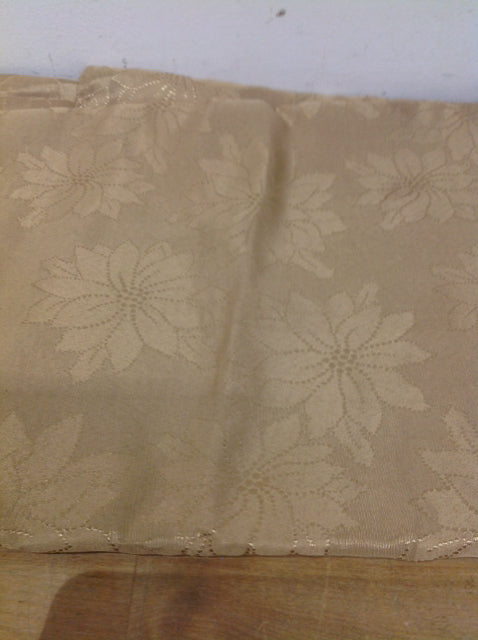 Tablecloth- Gold Flowers