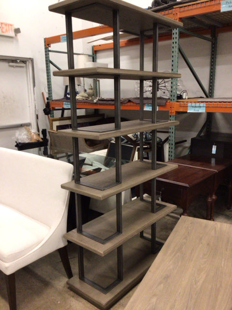 Arhaus Madison Wood & Metal Bookcase