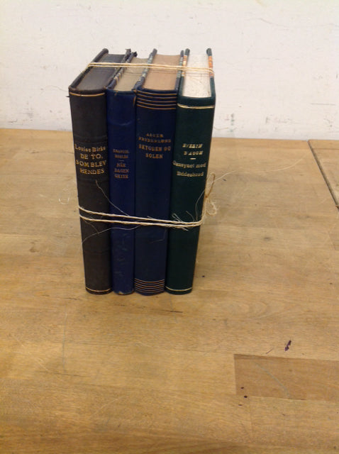 Set Of 4 Decorative Books