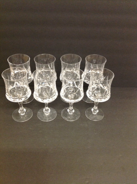 Set/8 Royal Opera Crystal "Opera" Water Goblets