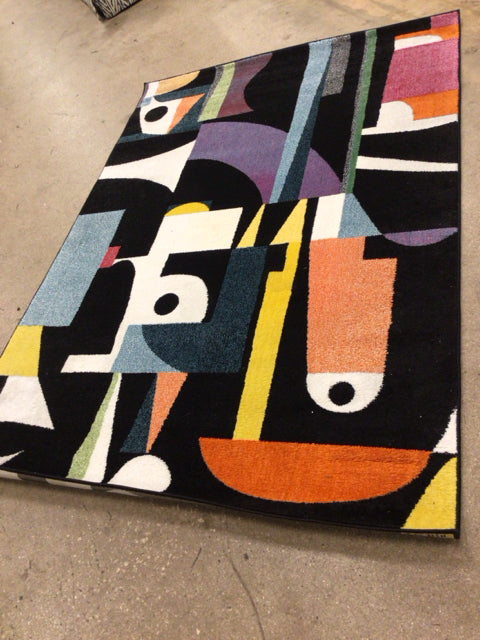 AS-IS 5.3 X 7.6 Broadway Collection Couleure Rug(Soil Spot)