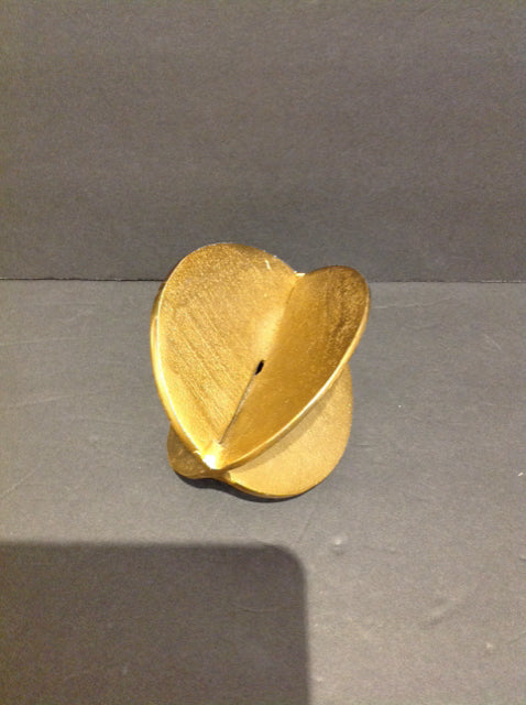 Gold Metal Abstract Table Decor