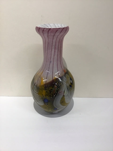 14" Murano Glass Vase