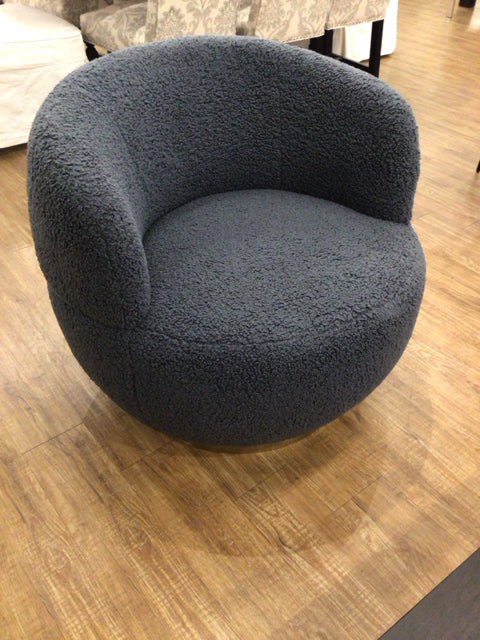 Grey Boucle Chair