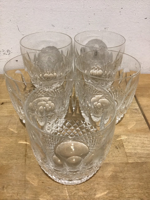 Set Of 5 Waterford Colleen Old Fashion