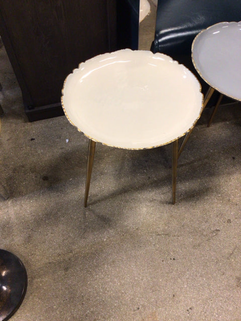 Brass/Enamel Accent Table