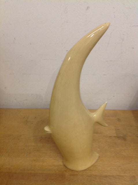 12" Tan Ceramic Fish