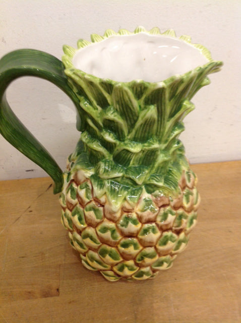 10" Ceramic Pineapple Pitcher