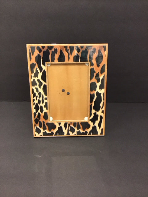 4x6 Giraffe Print Wood Picture Frame
