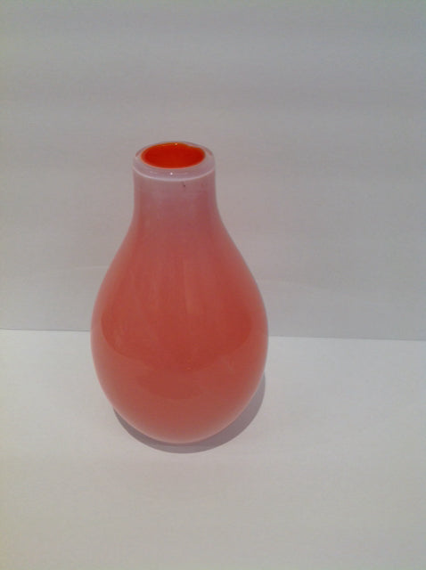8" Pink Art Deco Vase