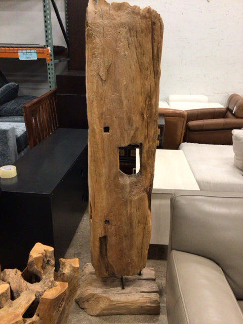 62 1/2" Reclaimed Wood Sculpture
