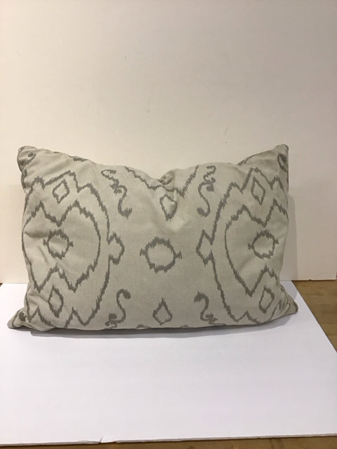 Tan Pillow w/Grey Stitching