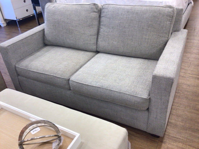 West Elm Hennry Grey Fabric Love Seat