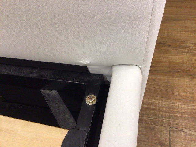 MH2G White Button Tufted Under Storage Queen Bed