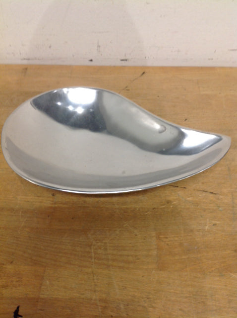 Bowl- 10" Silver Metal