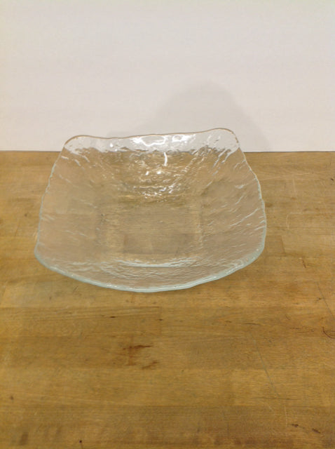 12" Square Glass Bowl