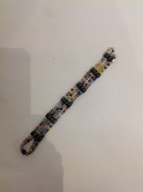 Beaded Magnetic Bracelet Converts to Necklace