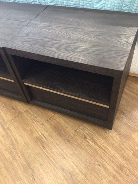 AS-IS 22" X 26" RH Open One Drawer Dark Wood Nightstand(Marks On Top)
