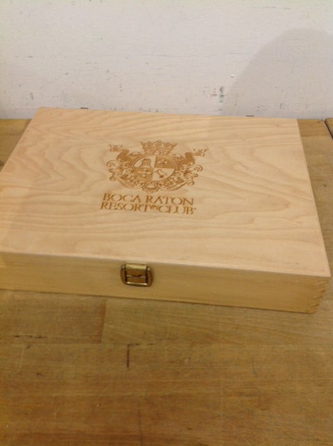 11" Wood Boca Raton Box