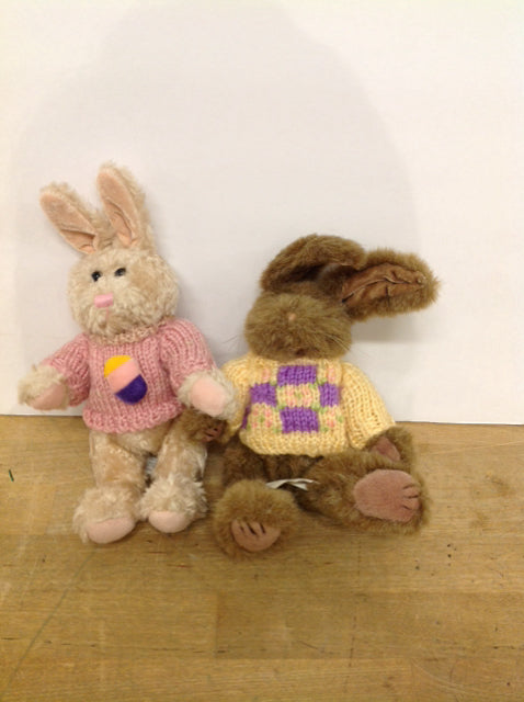 Pair of Plush Easter Bunnies