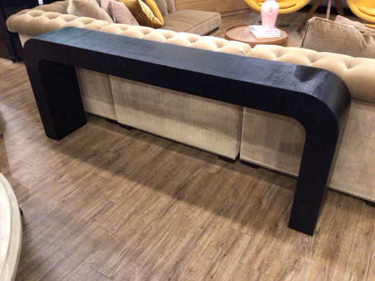 CB2 Black Console Table