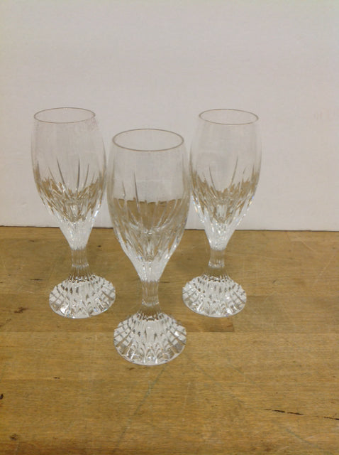 Set of 3 Baccarat Crystal Sherry Cups No Box