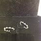 Tiffany Style Hoop Earrings w/Stones