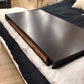 Espresso 50x50 Wood Dining Table/6 Chairs 2 Leaves