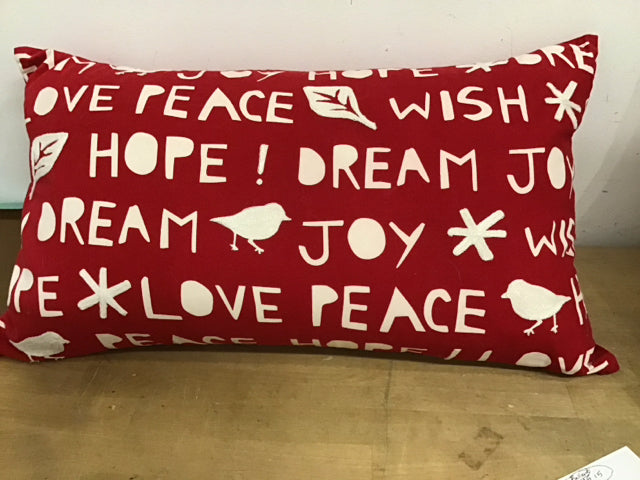 26"x16" Crate & Barrel Holiday Down Filled