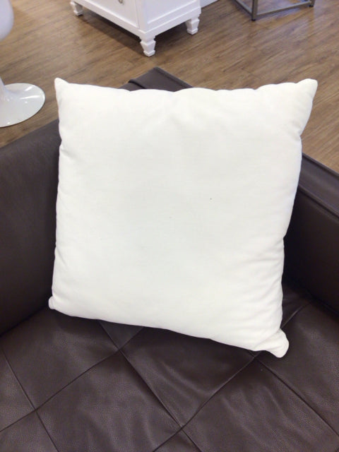 21" White Pillow