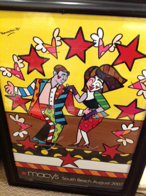 29" X 42" Britto Macys South Beach