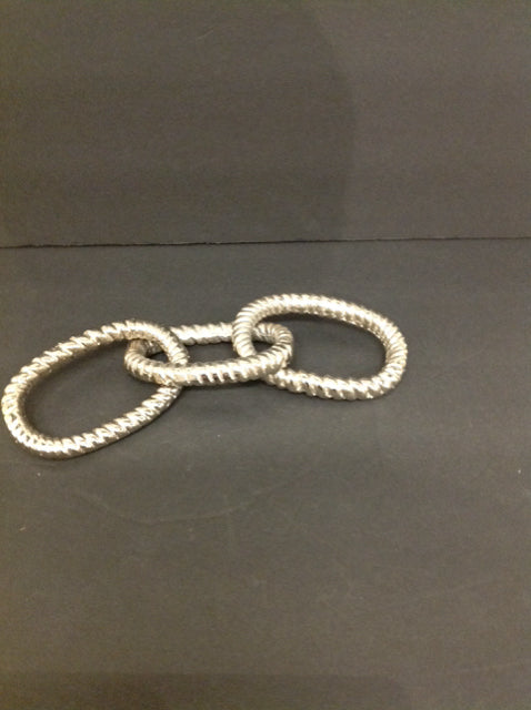 3-Silver Metal Chain Links