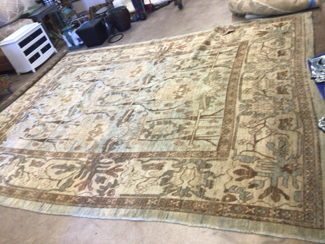 155" X 18 1/2' Brown/Tan Rug