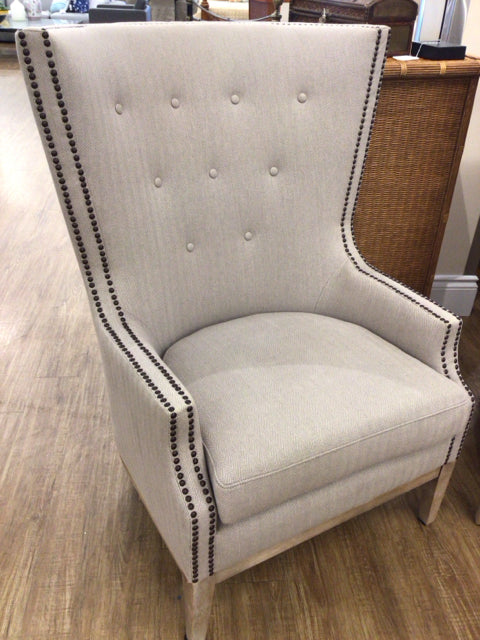 Four Hands Lillian Occasional Grey Wing Chair