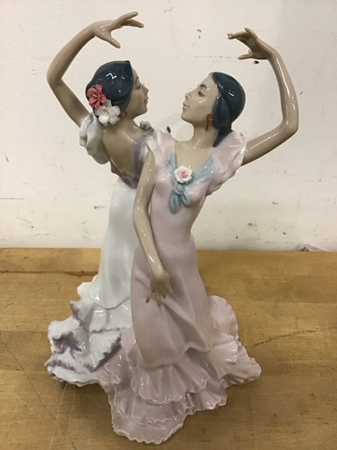 10" Lladro "Ole Flamenco Couple" Porcelain Figure