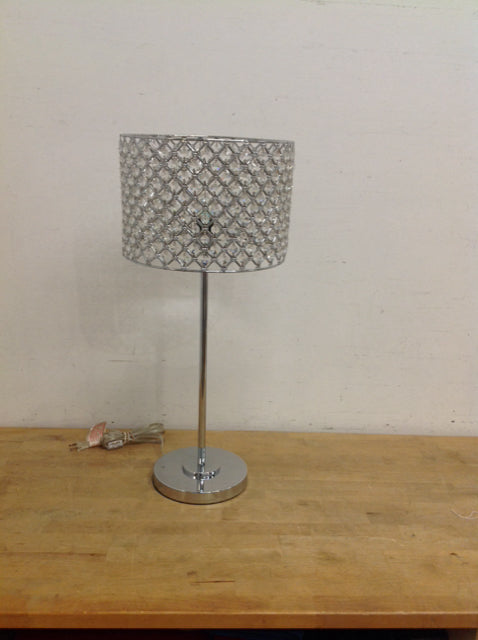 Z Gallerie Post Table Lamp w/Beaded Shade
